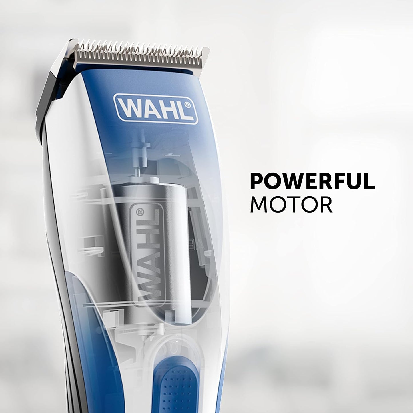 Wahl Colour Pro Cordless Clipper Kit, Soft Hairbrush Neck Duster, 12 Colour Coded Guide Combs, Hair Clippers for Men, Head Shaver, Men's Hair Clippers, Easy Home Haircutting, Family Haircuts