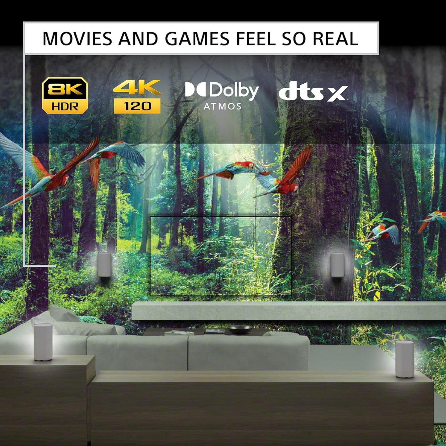 Sony HT-A3000 3.1ch Dolby Atmos Soundbar Surround Sound Home Theater with DTS:X Works with Google Assistant