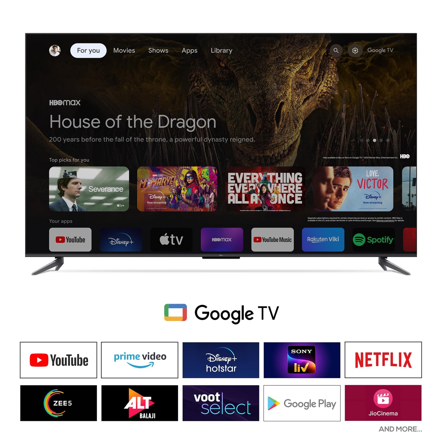 TCL 164 cm (65 inches) 4K Ultra HD Smart QLED Google TV 65C645 (Black)