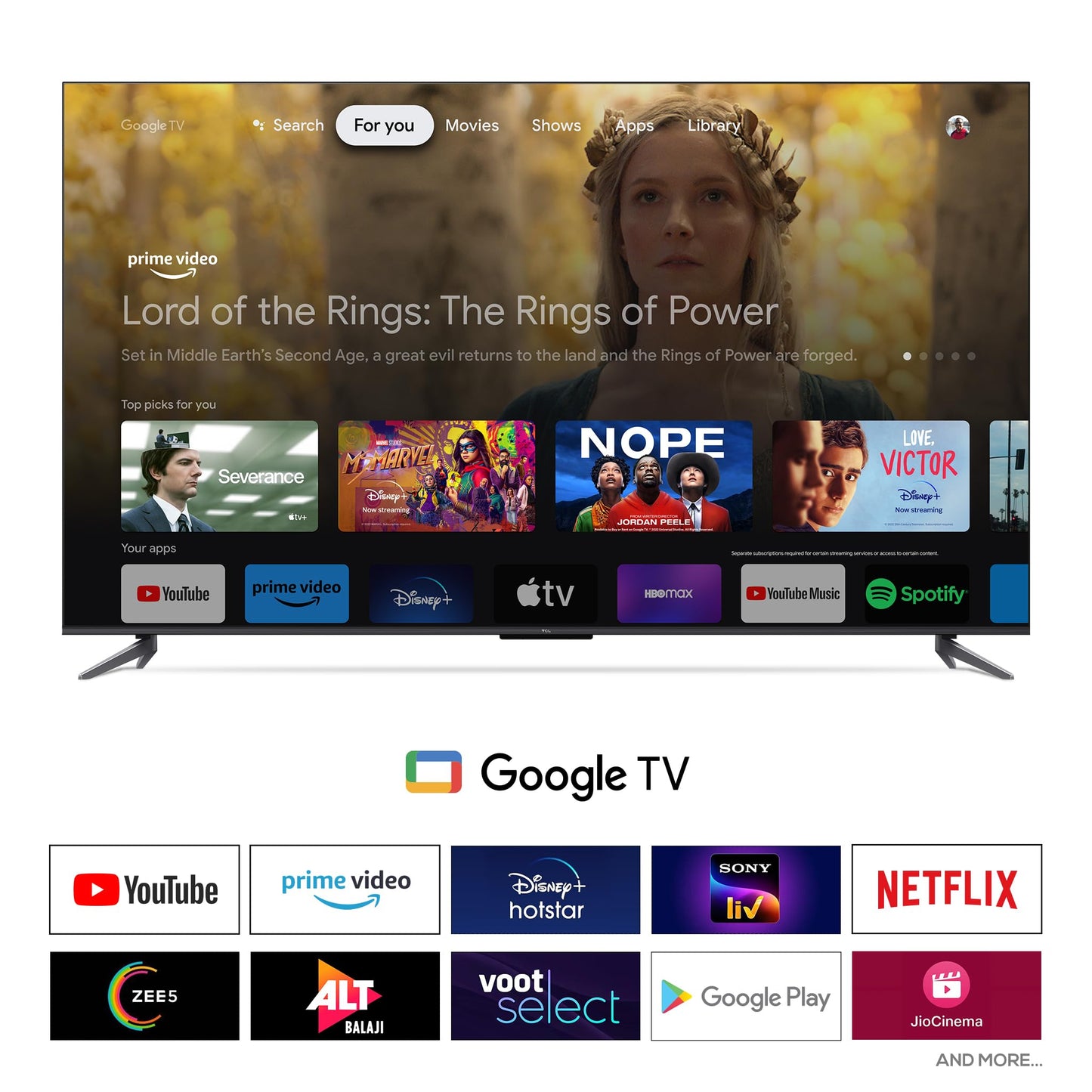 TCL 164 cm (65 inches) 4K Ultra HD Smart QLED Google TV 65C645 (Black)