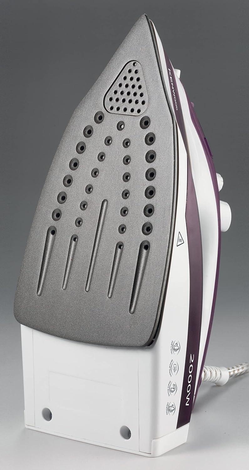 Kenwood Steam Iron 2000Watts, 250Ml Capacity, Non Stick Sole Plate, Power 18/120G, Purple Stp40.000Wp.