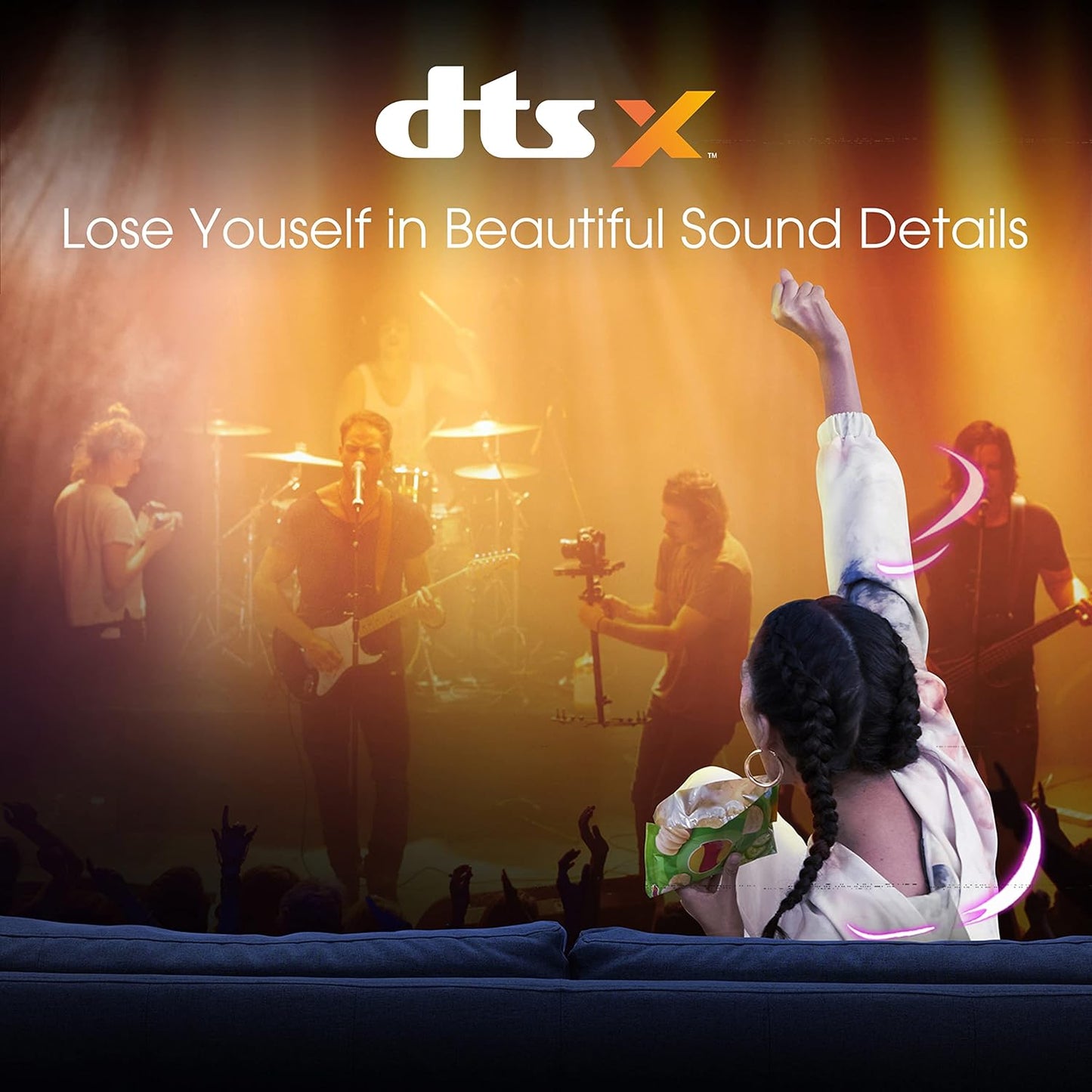 Hisense 58 Inch TV 4K UHD Smart TV with Dolby Vision HDR DTS Virtual X Youtube Netflix Prime Shahid Freeview Bluetooth and WiFi - 58A61GD1 (2021)