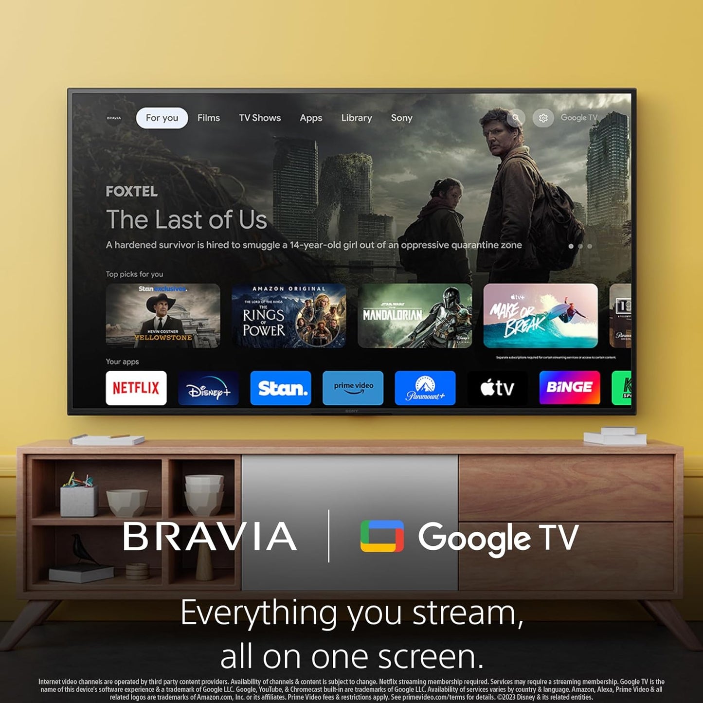 Sony Bravia 75 Inch LED TV 4K UHD HDR Smart Google TV and Exclusive Features for the Playstation 5 - KD-75X77L (2023 Model) - UAE Version