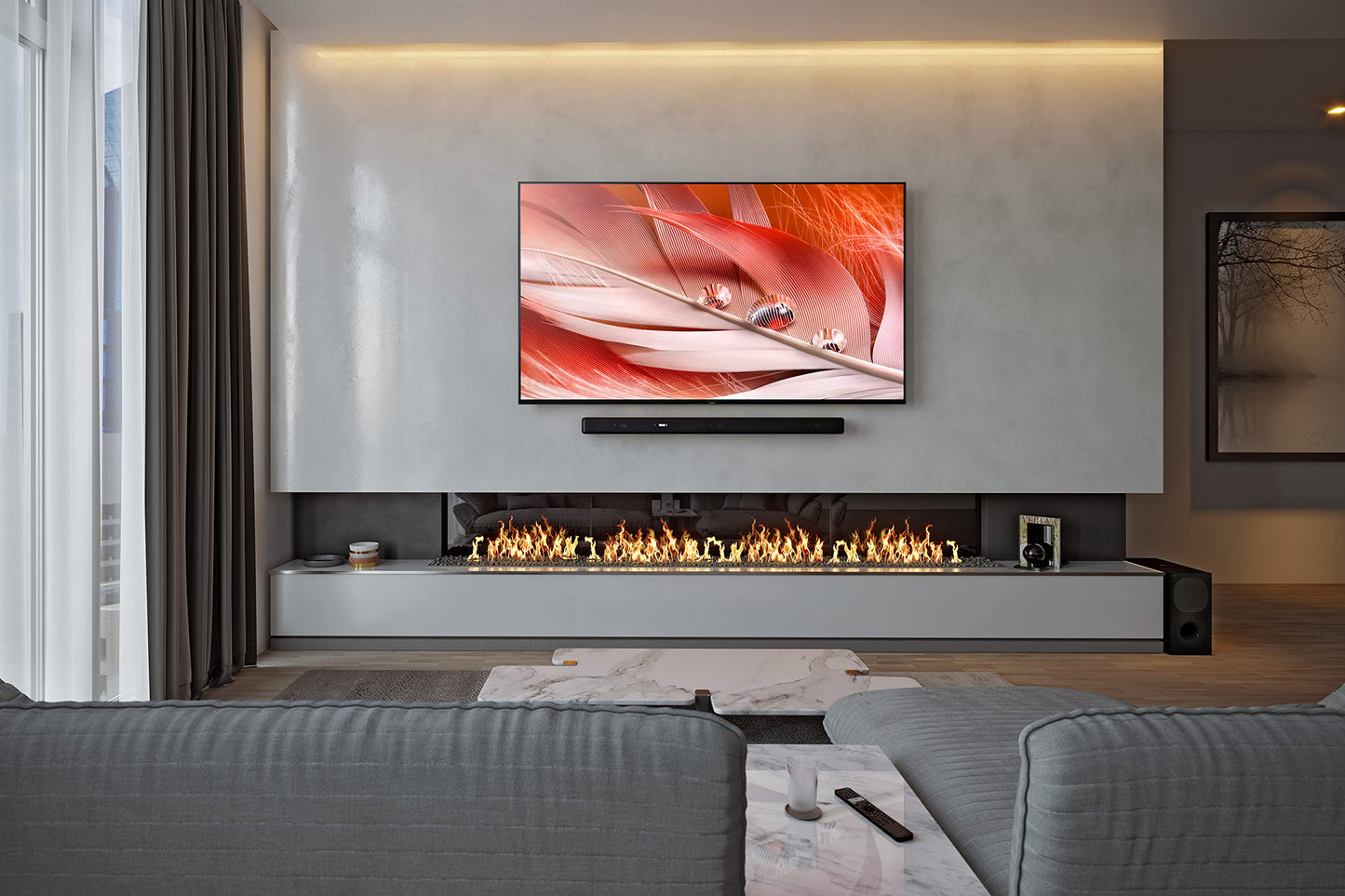 Sony X90J 55 Inch TV: BRAVIA XR Full Array LED 4K Ultra HD Smart Google TV with Dolby Vision HDR XR55X90J- 2021 Model & HT-G700: 3.1CH Dolby Atmos/DTS:X Soundbar