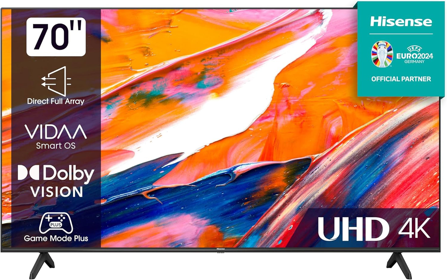 HISENSE QLED Smart TV, 55 Inch E7K with Quantum Dot Colour, Dolby Vision·Atmos, Share to TV, Voice Control and Game Mode VRR ALLM, AI Sports Mode, Youtube, Netflix, Shahid and Anghami,55E7K
