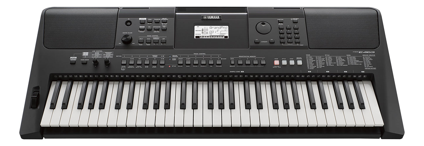 Yamaha Digital Keyboard - A Versatile, Entry-Level Keyboard with 61 Touch-Sensitive Keys, 622 Instrument Voices, Black,PSR-E373