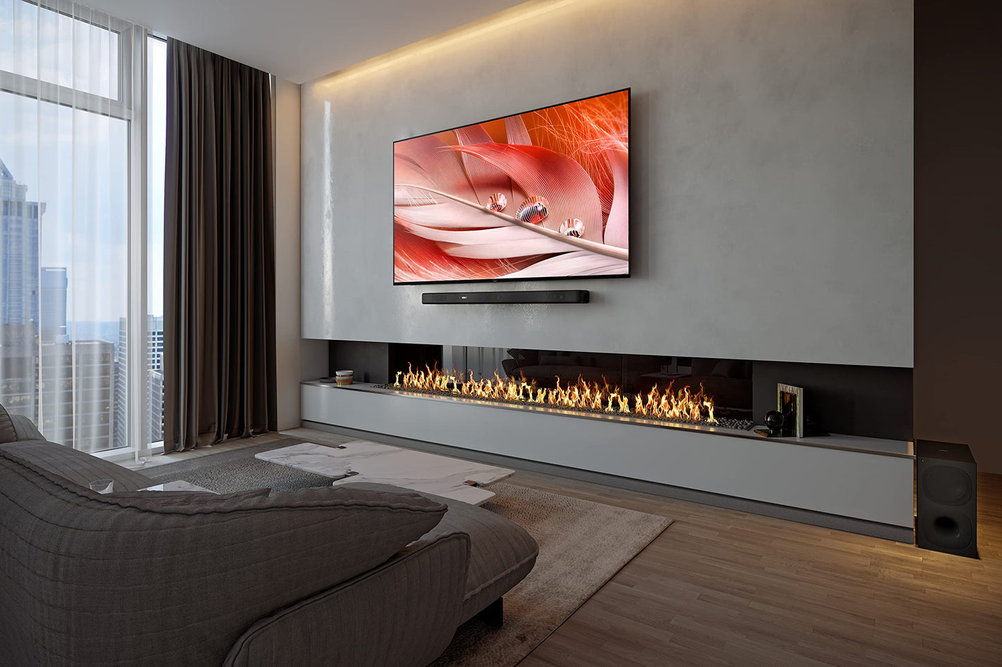 Sony X90J 55 Inch TV: BRAVIA XR Full Array LED 4K Ultra HD Smart Google TV with Dolby Vision HDR XR55X90J- 2021 Model & HT-G700: 3.1CH Dolby Atmos/DTS:X Soundbar