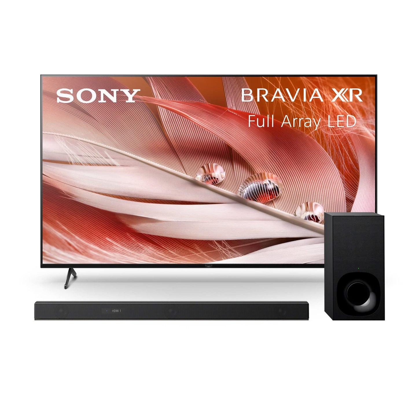 Sony X90J 55 Inch TV: BRAVIA XR Full Array LED 4K Ultra HD Smart Google TV with Dolby Vision HDR XR55X90J- 2021 Model & HT-G700: 3.1CH Dolby Atmos/DTS:X Soundbar