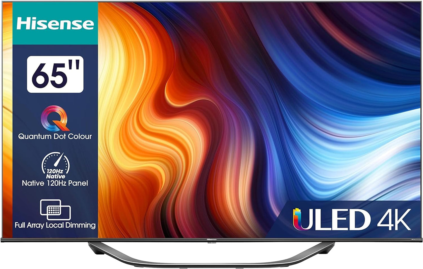 HISENSE U6H (65 Inch) 4K HDR10+ and Quantum Dot ULED Smart TV with YouTube, Netflix, Prime Video VIDAA TV and VIDAA Voice (2022 NEW)