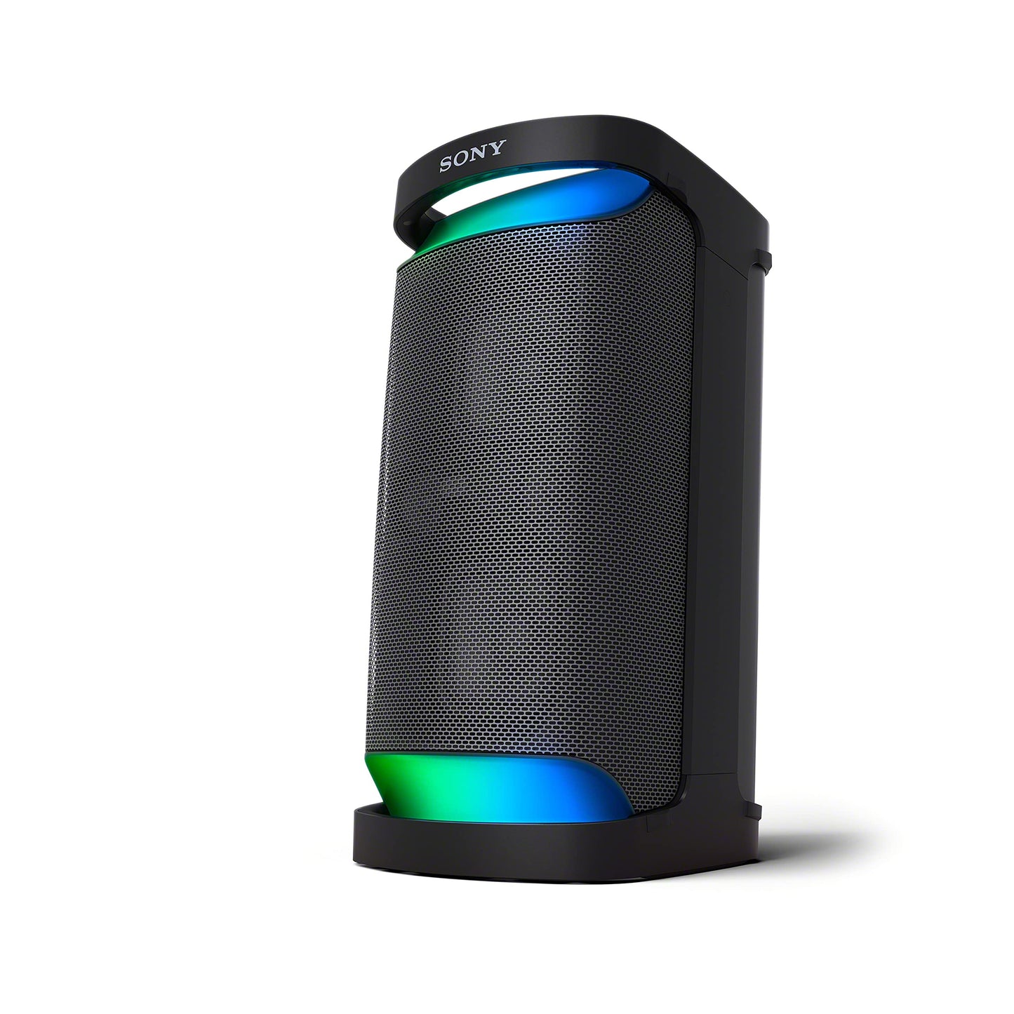 Sony SRS-XP500 Portable Wireless Bluetooth Party Speaker (Karaoke/Guitar Input, IPX4 Splashproof Protection,20hrs Battery,Ambient Light,USB Play & Charge,Quick Charge, Power bank)