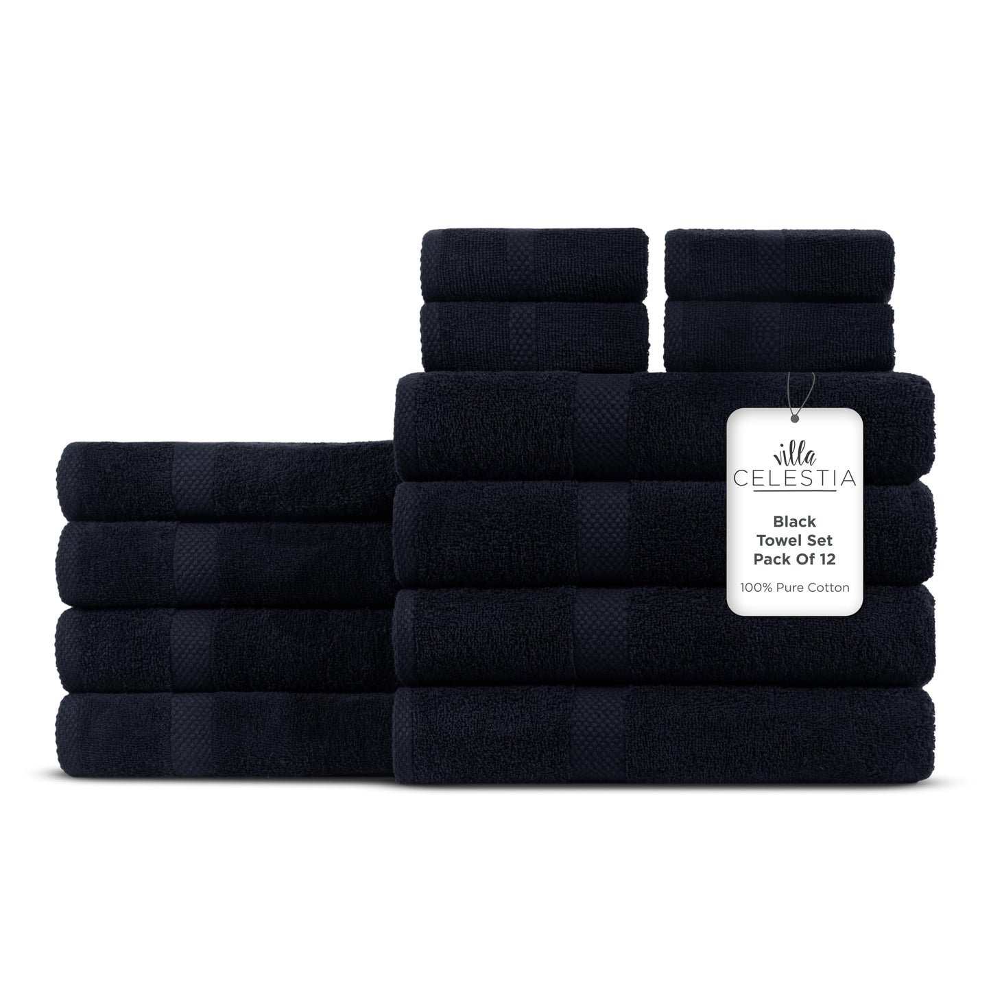 600 GSM 100% Cotton Bath Towels, Grey, Set of 4, Highly Absorbent, Plush, Soft, Quick Dry, 4 Pieces Combed Cotton Luxury Towels for Hotels, Spa, Salon, Bathroom, Dorm, Pack of 4