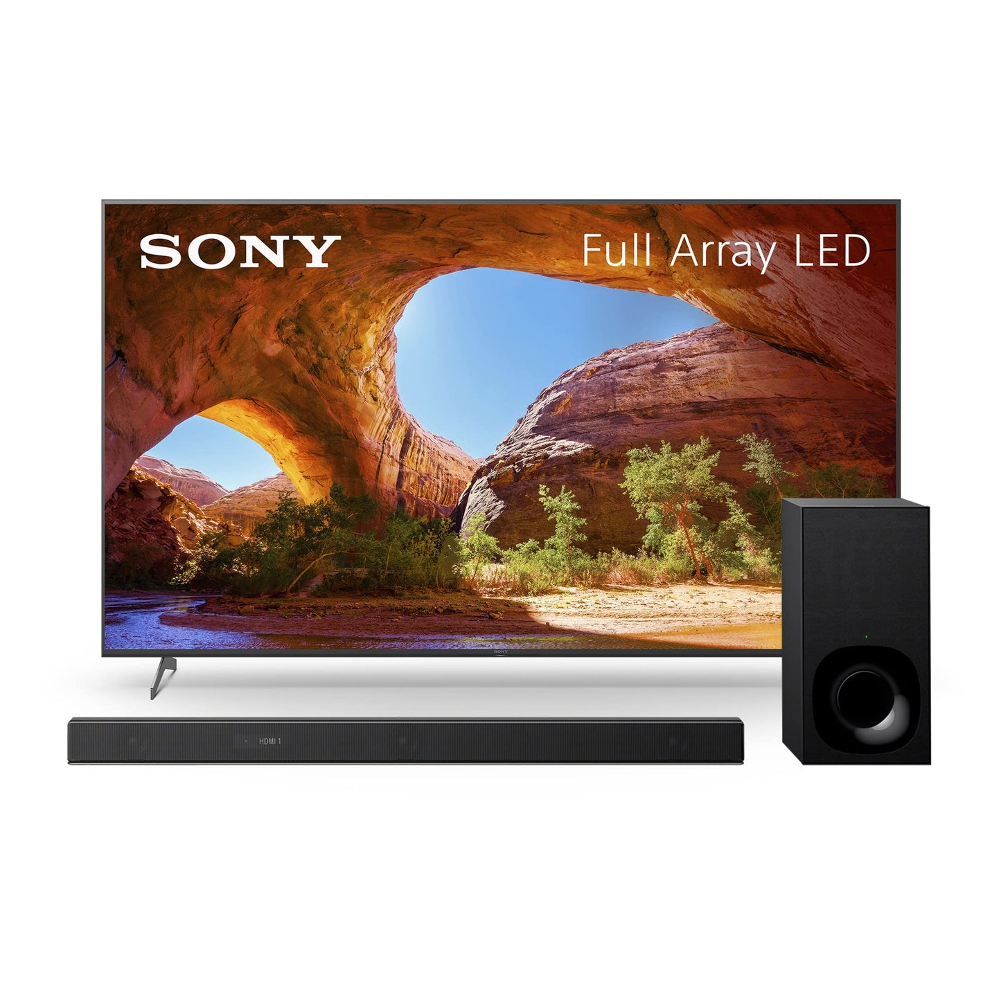 Sony X90J 55 Inch TV: BRAVIA XR Full Array LED 4K Ultra HD Smart Google TV with Dolby Vision HDR XR55X90J- 2021 Model & HT-G700: 3.1CH Dolby Atmos/DTS:X Soundbar
