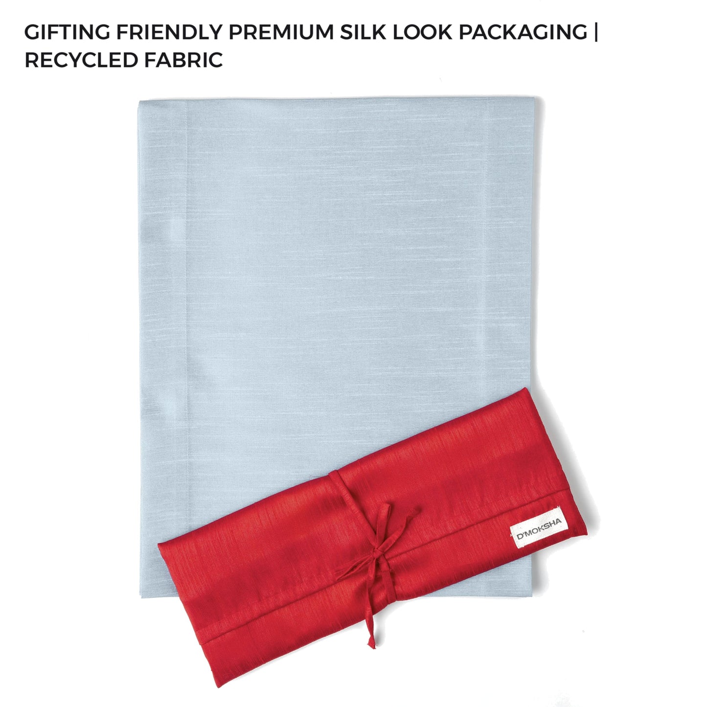 D'Moksha Homes Wine Red Table Runner 14 x 48 Inch - Vegan Silk, Elegant Wine Red Silk Table Runner 48 inch - Machine Washable for Coffee Tables, Fall, Halloween - 100% Cruelty Free, Recycled Fabric