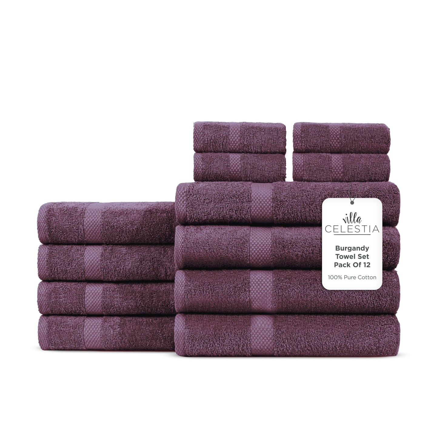 600 GSM 100% Cotton Bath Towels, Grey, Set of 4, Highly Absorbent, Plush, Soft, Quick Dry, 4 Pieces Combed Cotton Luxury Towels for Hotels, Spa, Salon, Bathroom, Dorm, Pack of 4