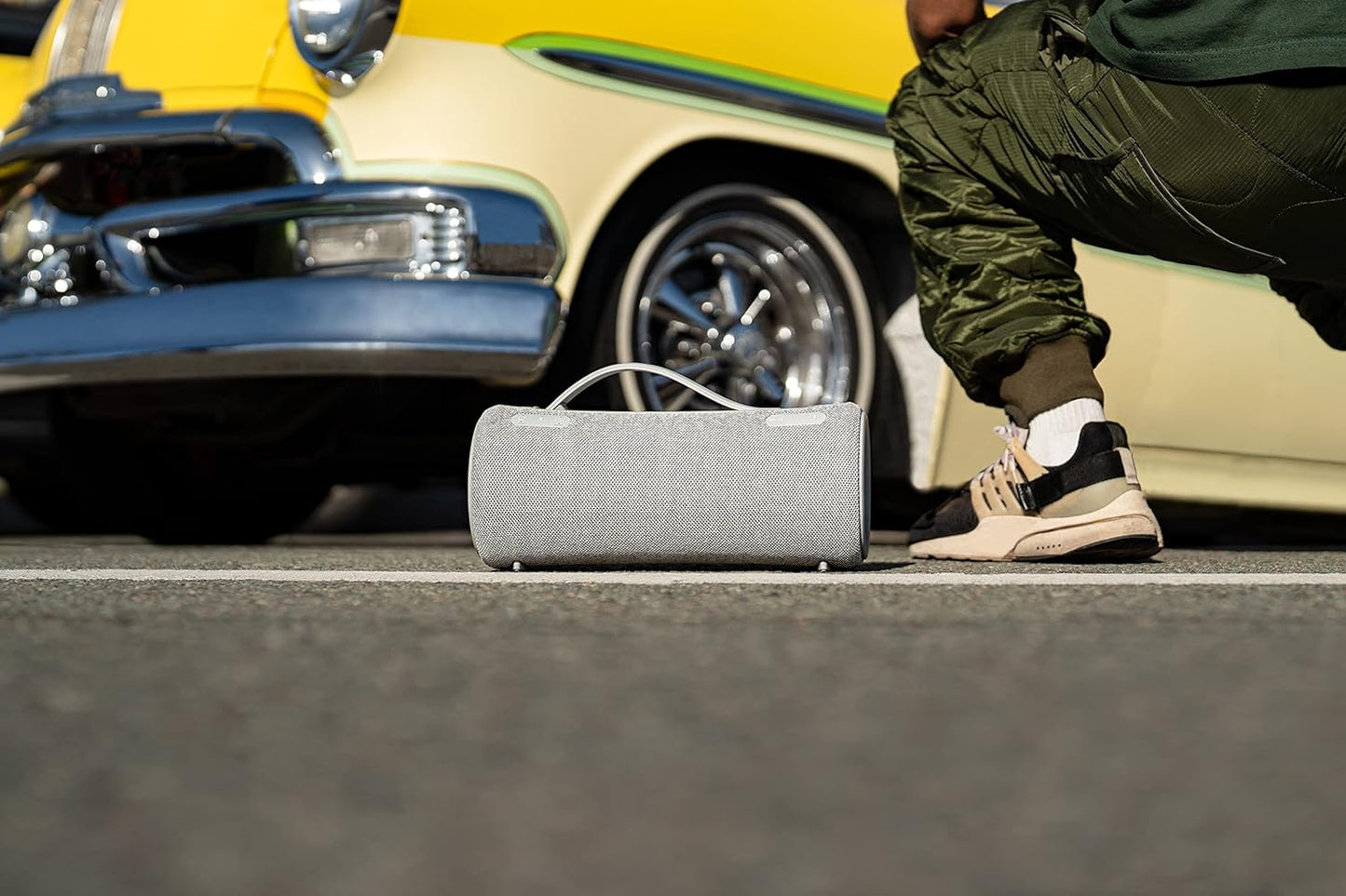 Sony SRS XE200 X Series Wireless Ultra Portable Bluetooth Speaker, IP67 Waterproof, Dustproof and Shockproof with 16 Hour Battery and Easy to Carry Strap, Black, SRSXE200/B,