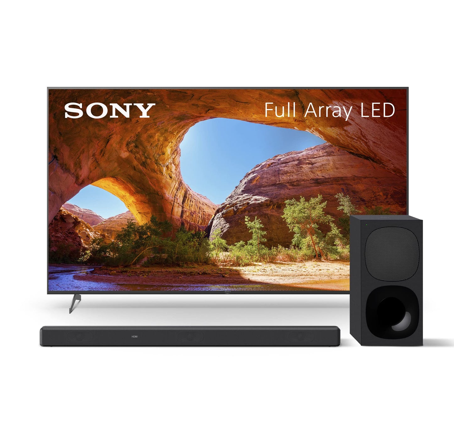Sony X90J 55 Inch TV: BRAVIA XR Full Array LED 4K Ultra HD Smart Google TV with Dolby Vision HDR XR55X90J- 2021 Model & HT-G700: 3.1CH Dolby Atmos/DTS:X Soundbar
