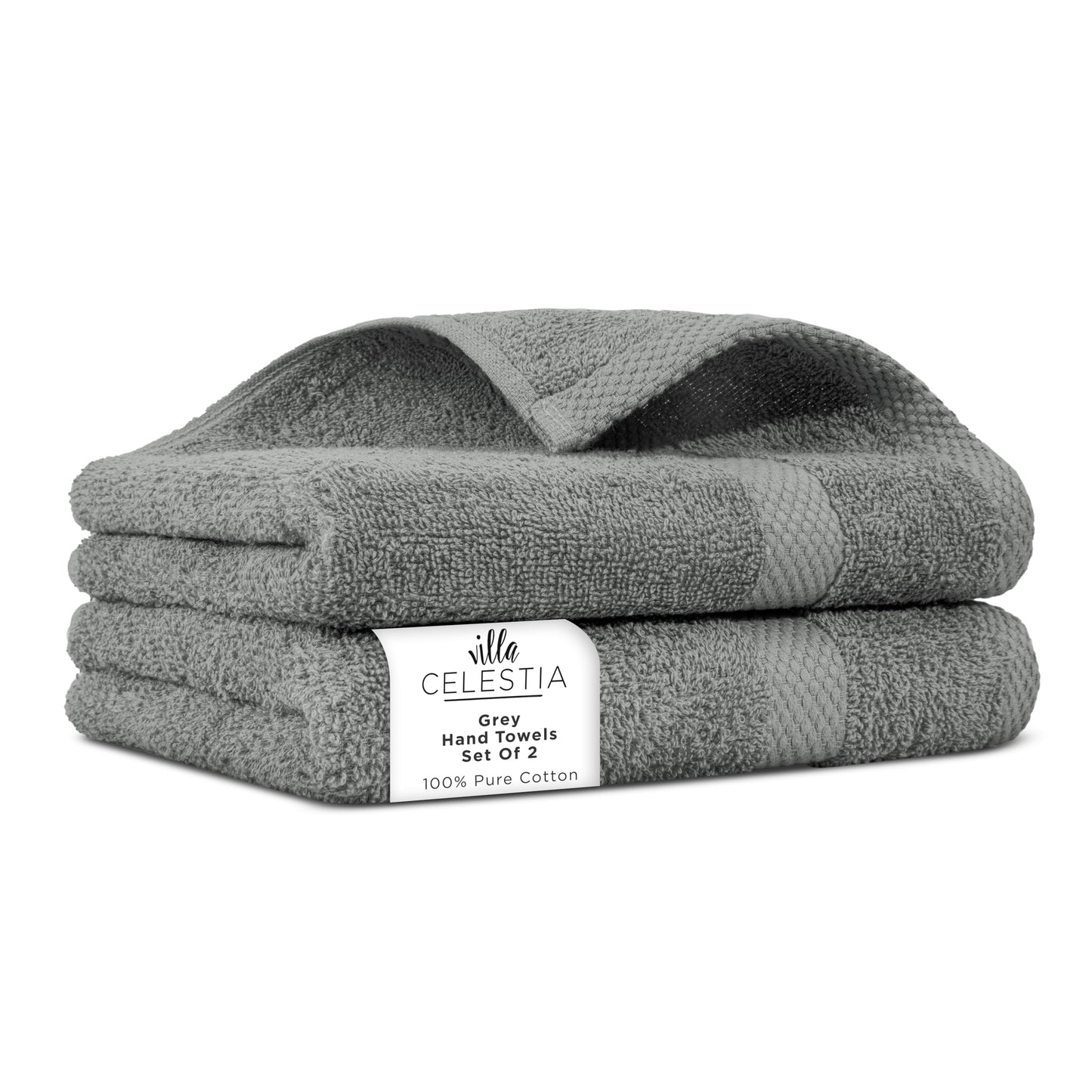 600 GSM 100% Cotton Bath Towels, Grey, Set of 4, Highly Absorbent, Plush, Soft, Quick Dry, 4 Pieces Combed Cotton Luxury Towels for Hotels, Spa, Salon, Bathroom, Dorm, Pack of 4