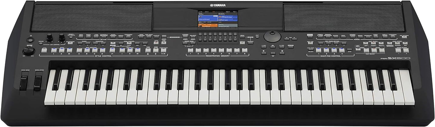 Yamaha Digital Keyboard - A Versatile, Entry-Level Keyboard with 61 Touch-Sensitive Keys, 622 Instrument Voices, Black,PSR-E373