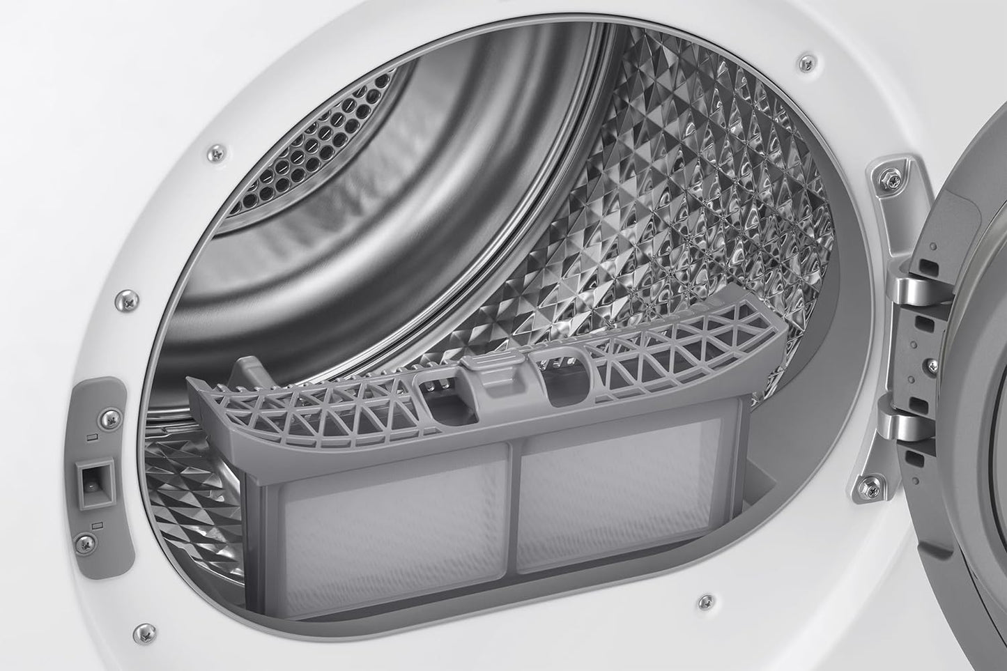 Samsung Dryer, White 9kg, with A+++ Energy Efficiency, QuickDrive, AI Dry, DV90BB9440GHGU, 20 Year Warranty on Digital Inverter Motor