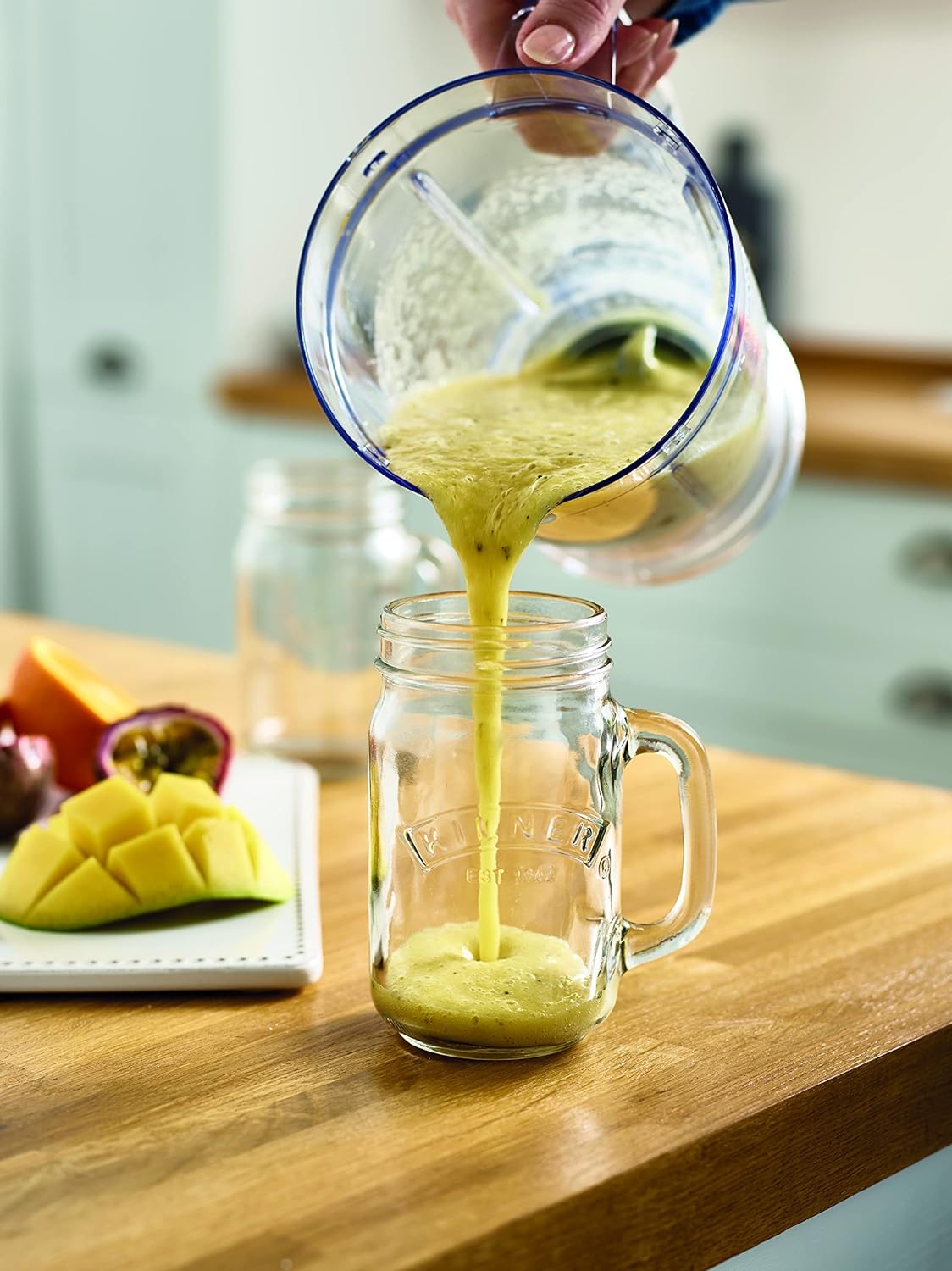 Kenwood Food Processor 750W Multi-Functional With 3 Interchangeable Disks, Blender, Whisk, Dough Maker Fdp03 White