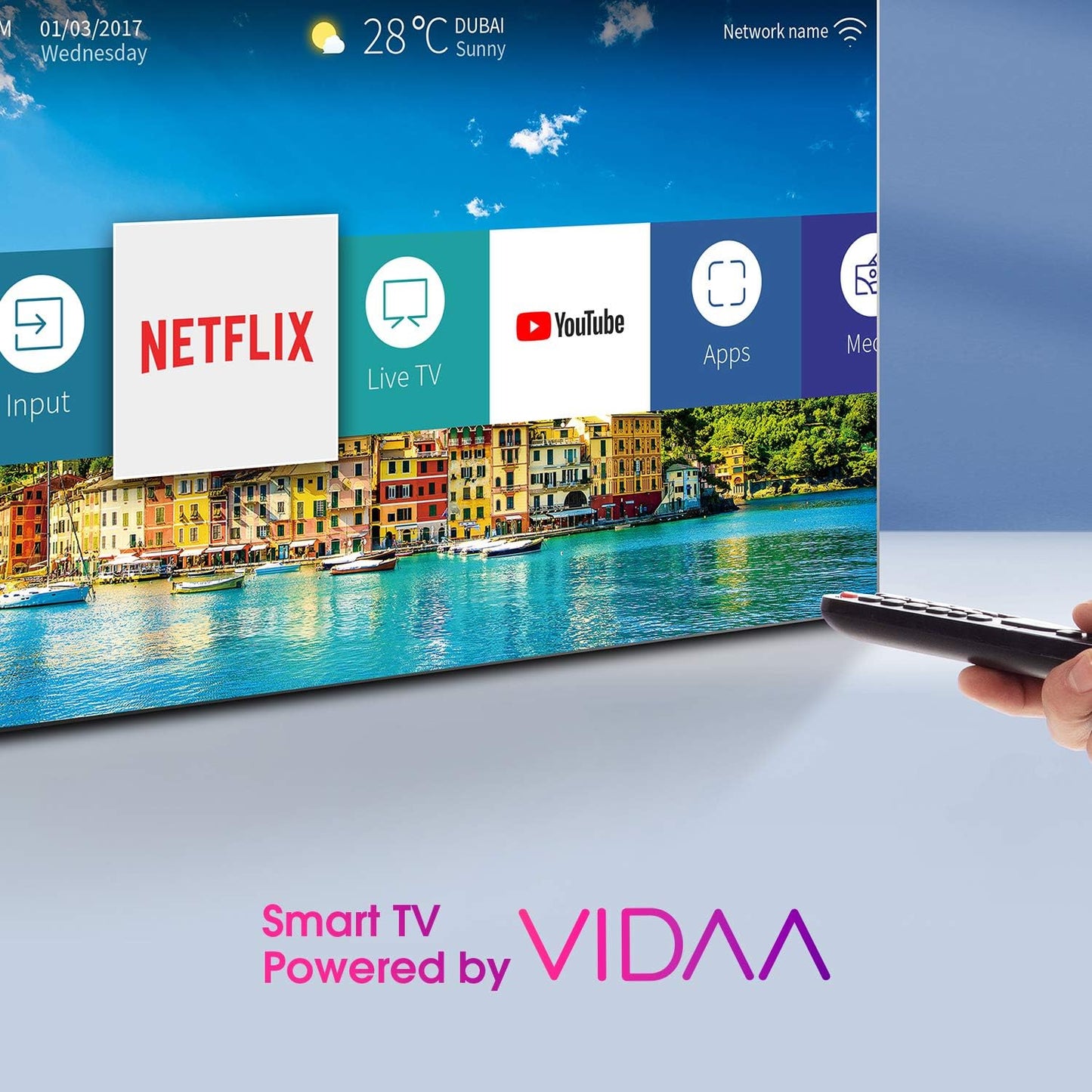 Hisense 43 Inch TV FHD Smart TV With Netflix Youtube Prime Video Dolyby Audio & Bezelless Design Model - 43S4 (2022-23)