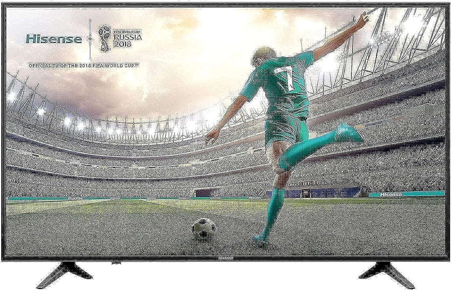 Hisense 50 Inch TV 4K UHD Smart TV, With Dolby Vision HDR, DTS Virtual X, YouTube, Netflix, Freeview Play & Alexa Built-in, Bluetooth & WiFi Black Model 50A61GTUK - 1 Year Full Warranty.