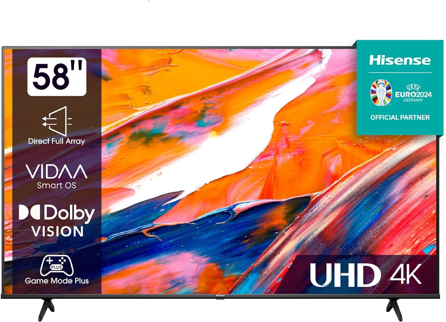 HISENSE QLED Smart TV, 55 Inch E7K with Quantum Dot Colour, Dolby Vision·Atmos, Share to TV, Voice Control and Game Mode VRR ALLM, AI Sports Mode, Youtube, Netflix, Shahid and Anghami,55E7K