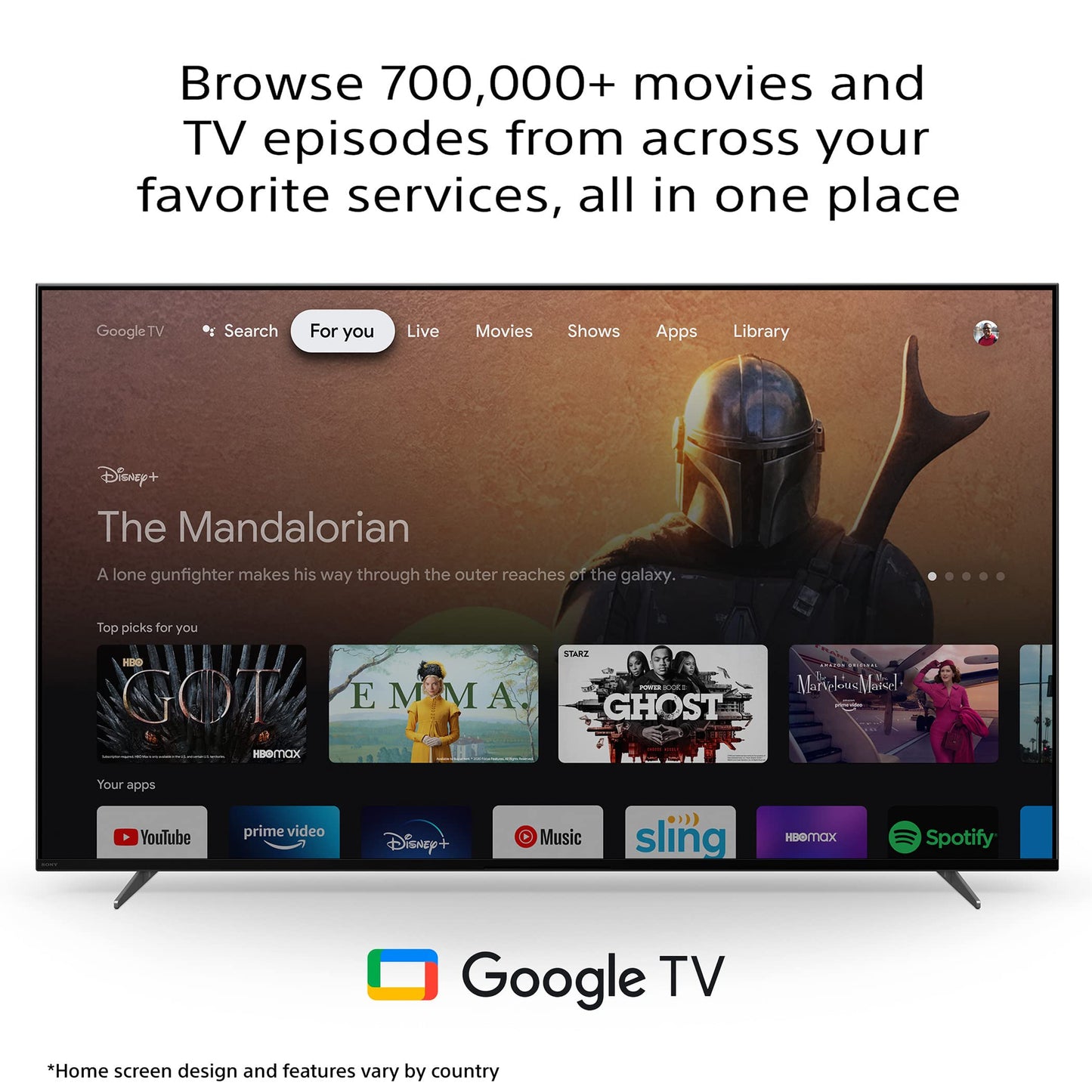 Sony Bravia 189 cm (75 inches) XR series 4K Ultra HD Smart Full Array LED Google TV XR-75X90K (Black)