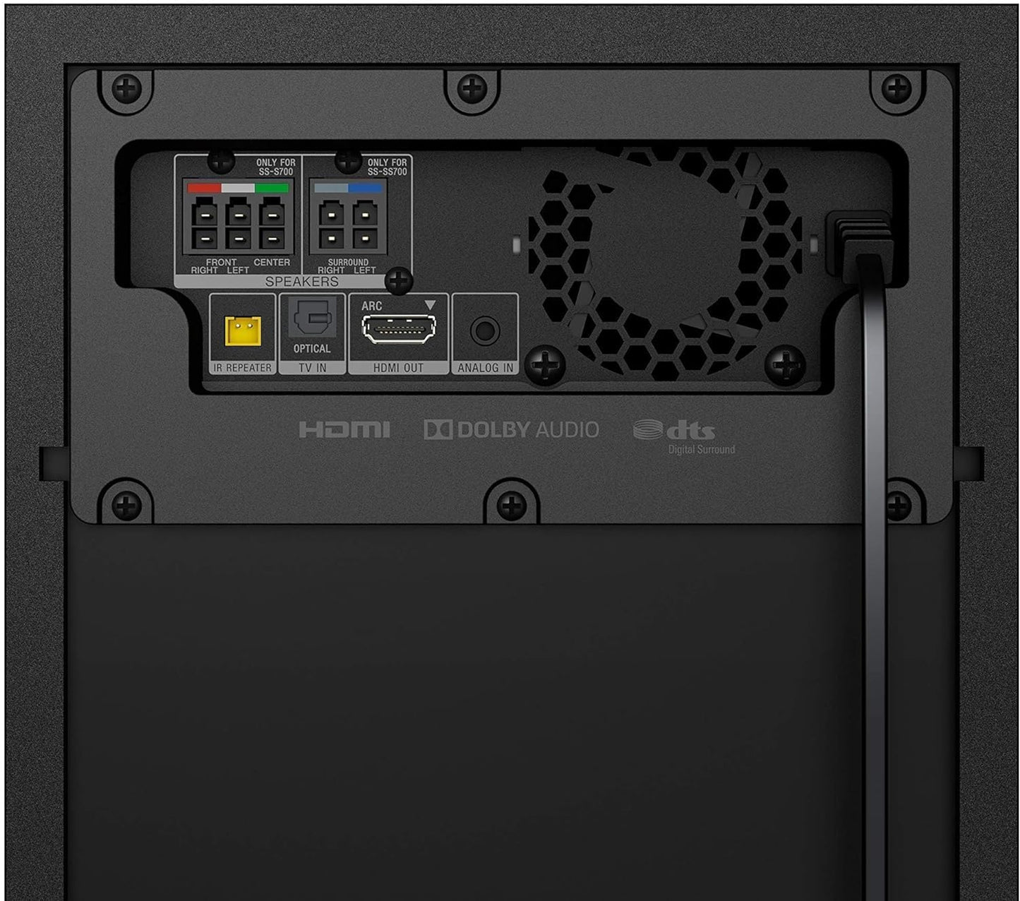 Sony HT-S500RF 1000W High Power Real 5.1 Ch Soundbar Dolby Digital HDMI ARC Optical Input DTS Surround Sound