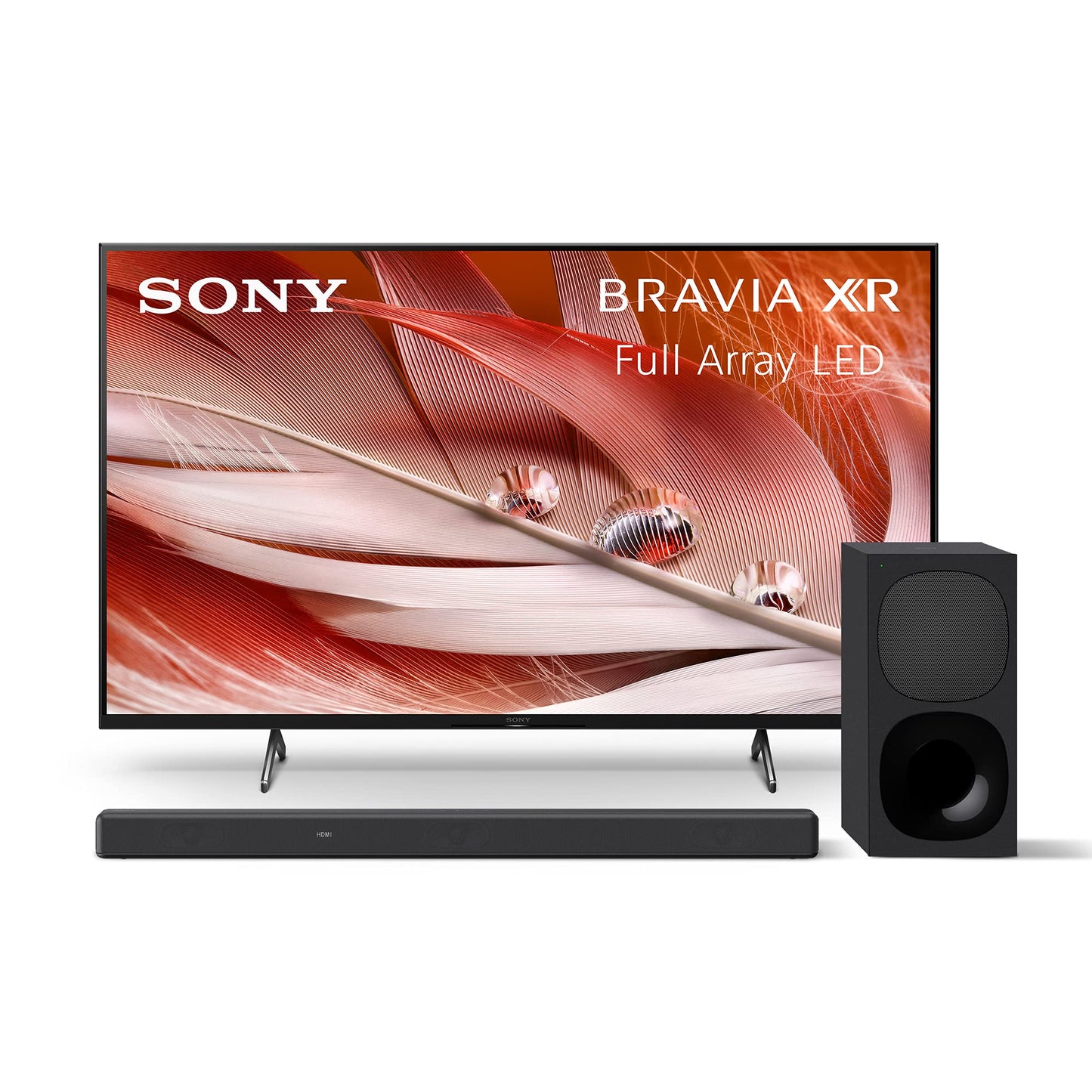 Sony X90J 55 Inch TV: BRAVIA XR Full Array LED 4K Ultra HD Smart Google TV with Dolby Vision HDR XR55X90J- 2021 Model & HT-G700: 3.1CH Dolby Atmos/DTS:X Soundbar