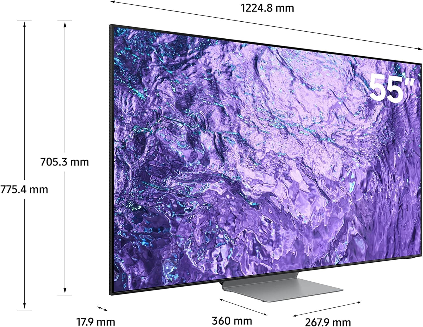 Samsung 55 Inch TV Crystal UHD Crystal Processor 4K Hub - UA55CU7000UXZN (2023 Model)