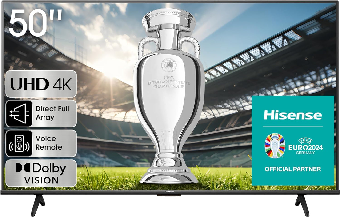 HISENSE QLED Smart TV, 55 Inch E7K with Quantum Dot Colour, Dolby Vision·Atmos, Share to TV, Voice Control and Game Mode VRR ALLM, AI Sports Mode, Youtube, Netflix, Shahid and Anghami,55E7K