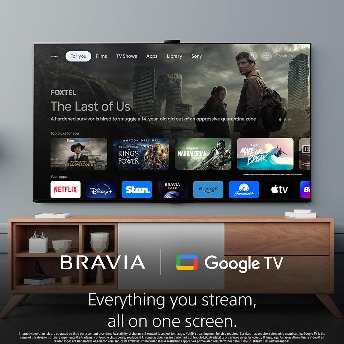 Sony BRAVIA 85 Inch TV 4K UHD LED Smart Google TV - KD-85X80L (2023 Model) - UAE Version |1 Year Manufacturer Warranty