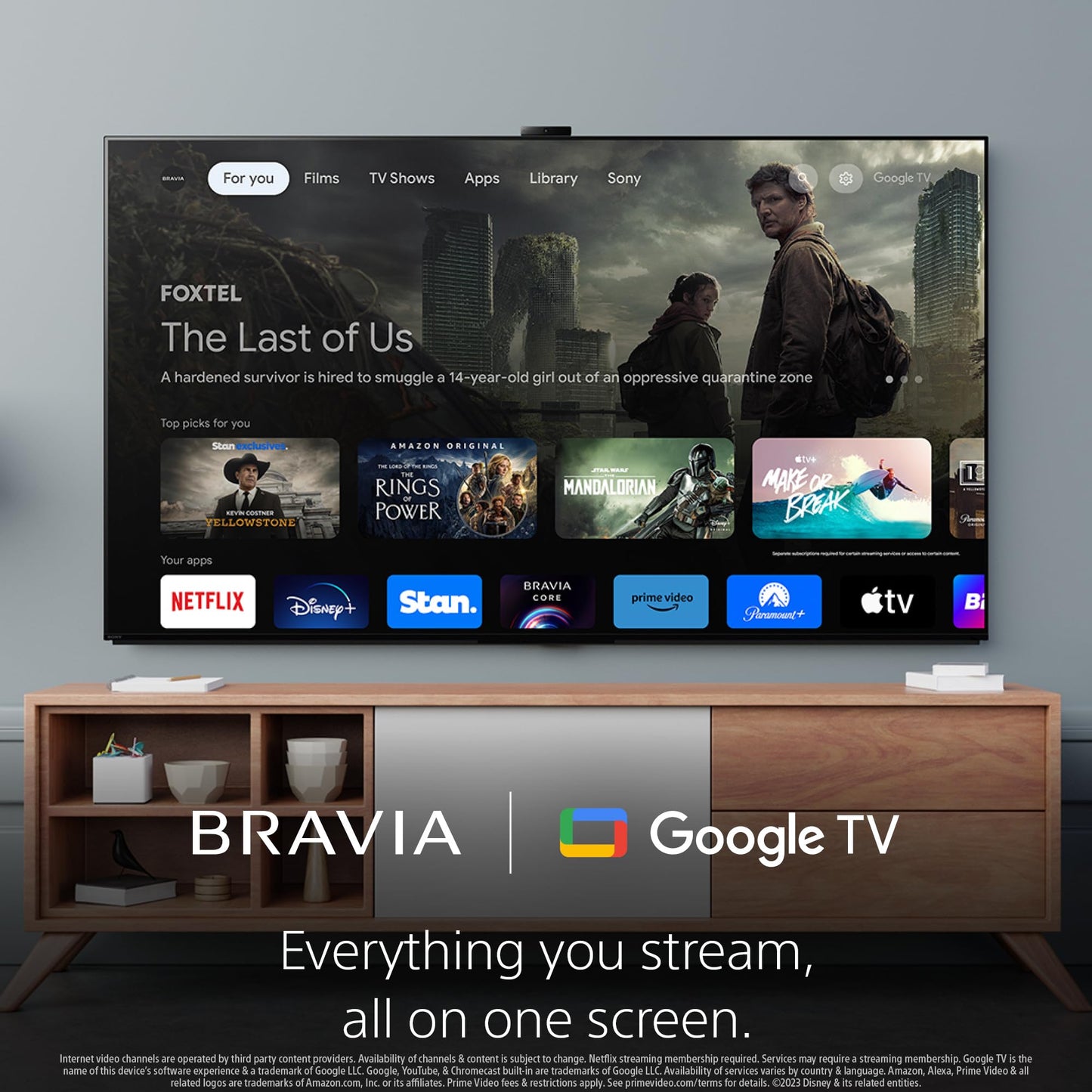 Sony BRAVIA 85 Inch TV 4K UHD LED Smart Google TV - KD-85X80L (2023 Model) - UAE Version |1 Year Manufacturer Warranty
