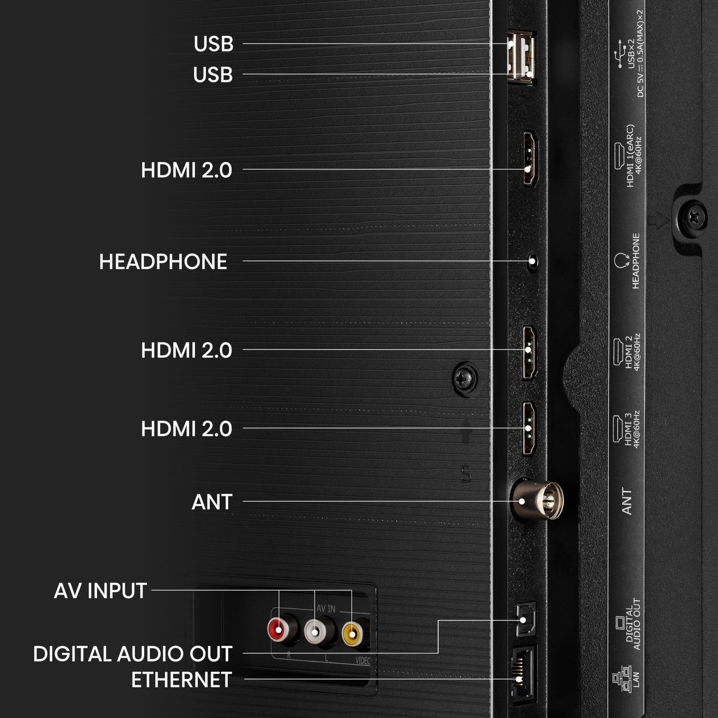 Hisense 50 inch 4K UHD Smart DLED TV - A6K Series