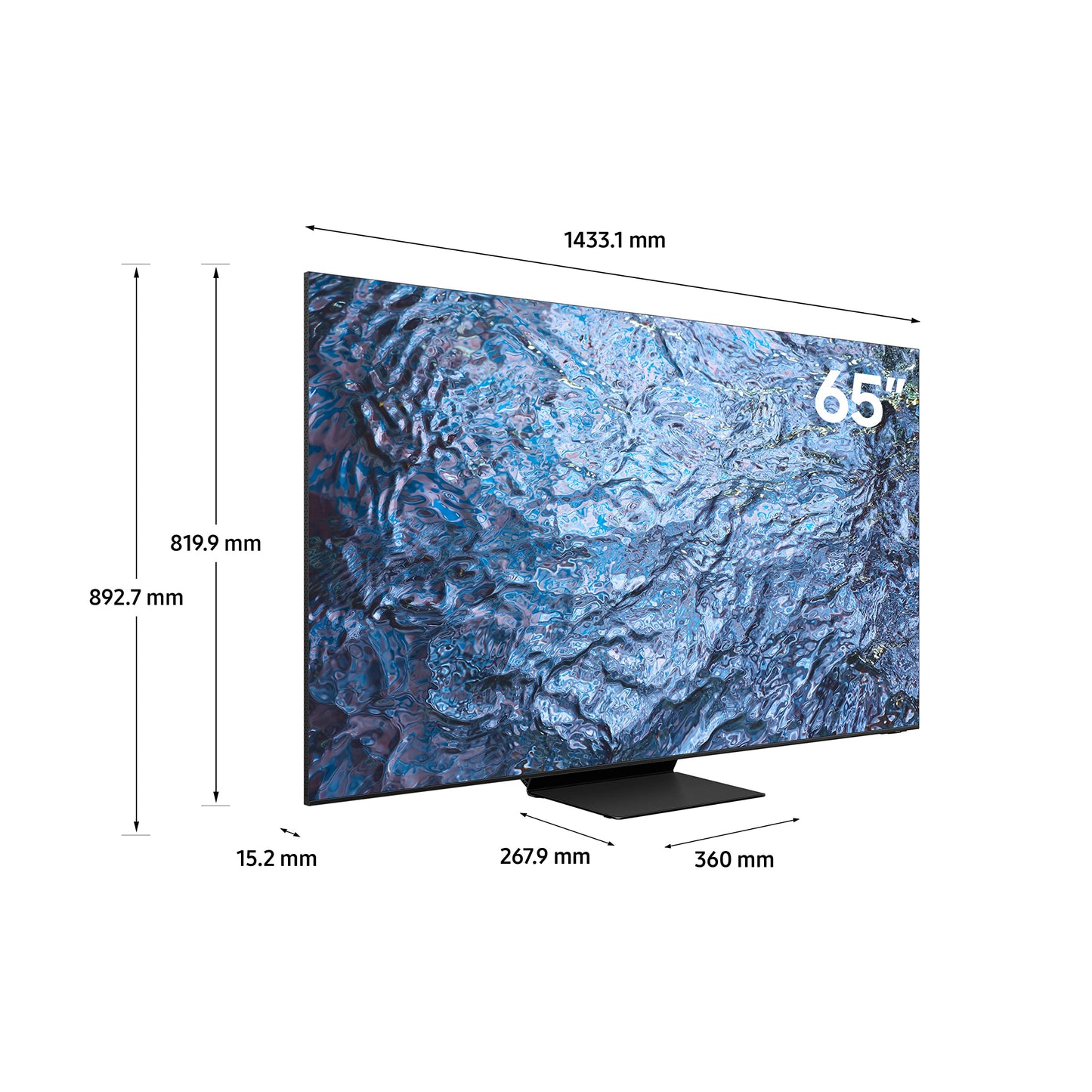 Samsung 55 Inch TV Neo QLED Neural Quantum Processor 4K - QA55QN85CAUXZN (2023 Model)