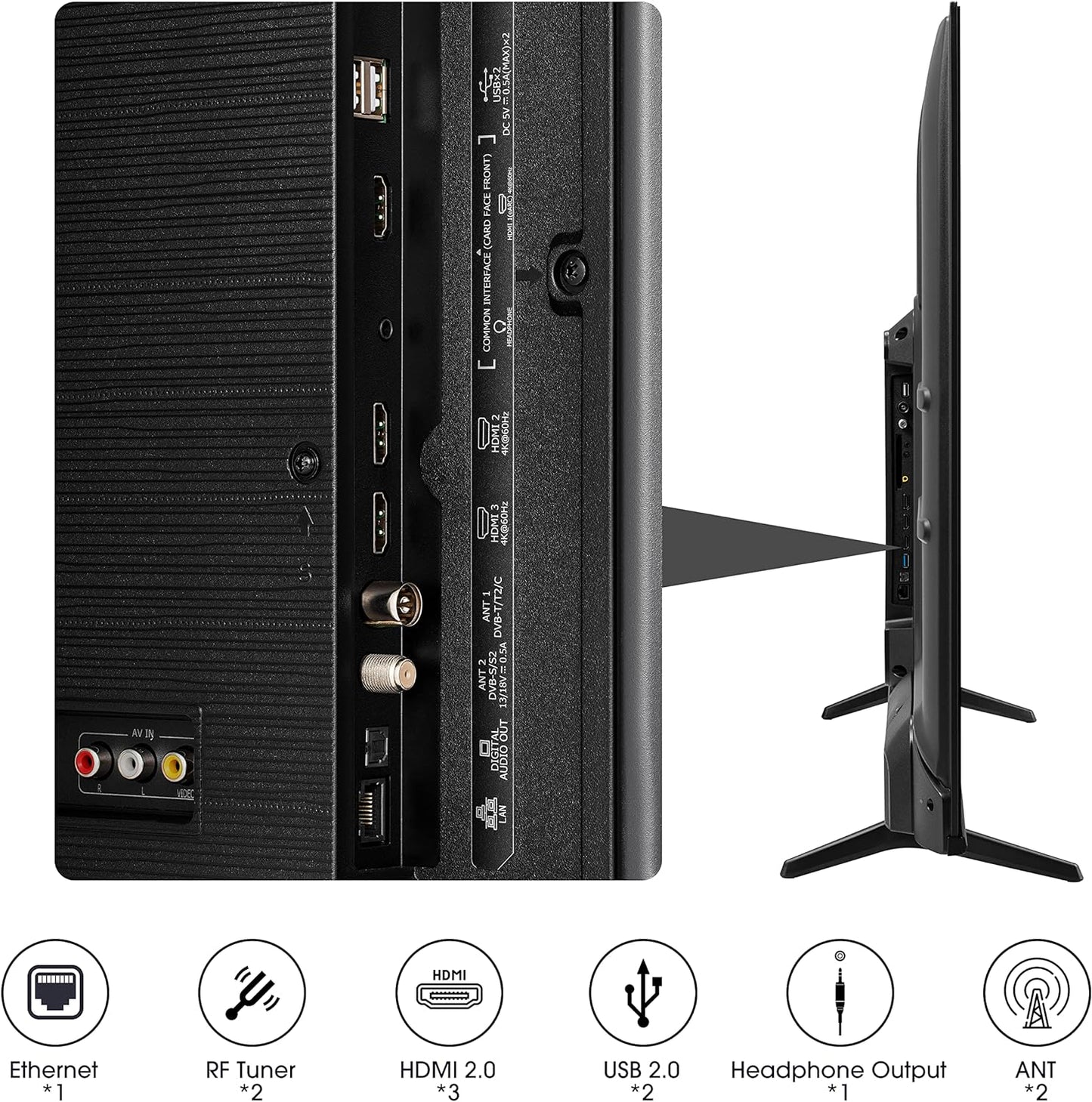 HISENSE QLED Smart TV, 55 Inch E7K with Quantum Dot Colour, Dolby Vision·Atmos, Share to TV, Voice Control and Game Mode VRR ALLM, AI Sports Mode, Youtube, Netflix, Shahid and Anghami,55E7K
