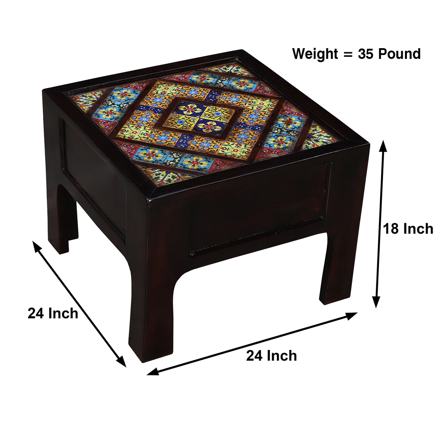 Lavish Touch Neptune Tile Coffee Table