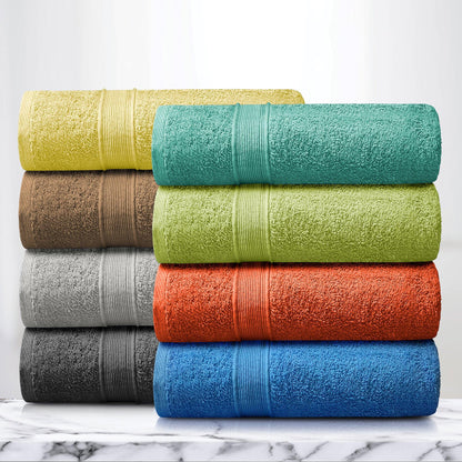 Lavish Touch 400 GSM 100% Cotton 4 Pack Bath Towels Set - Kea Global