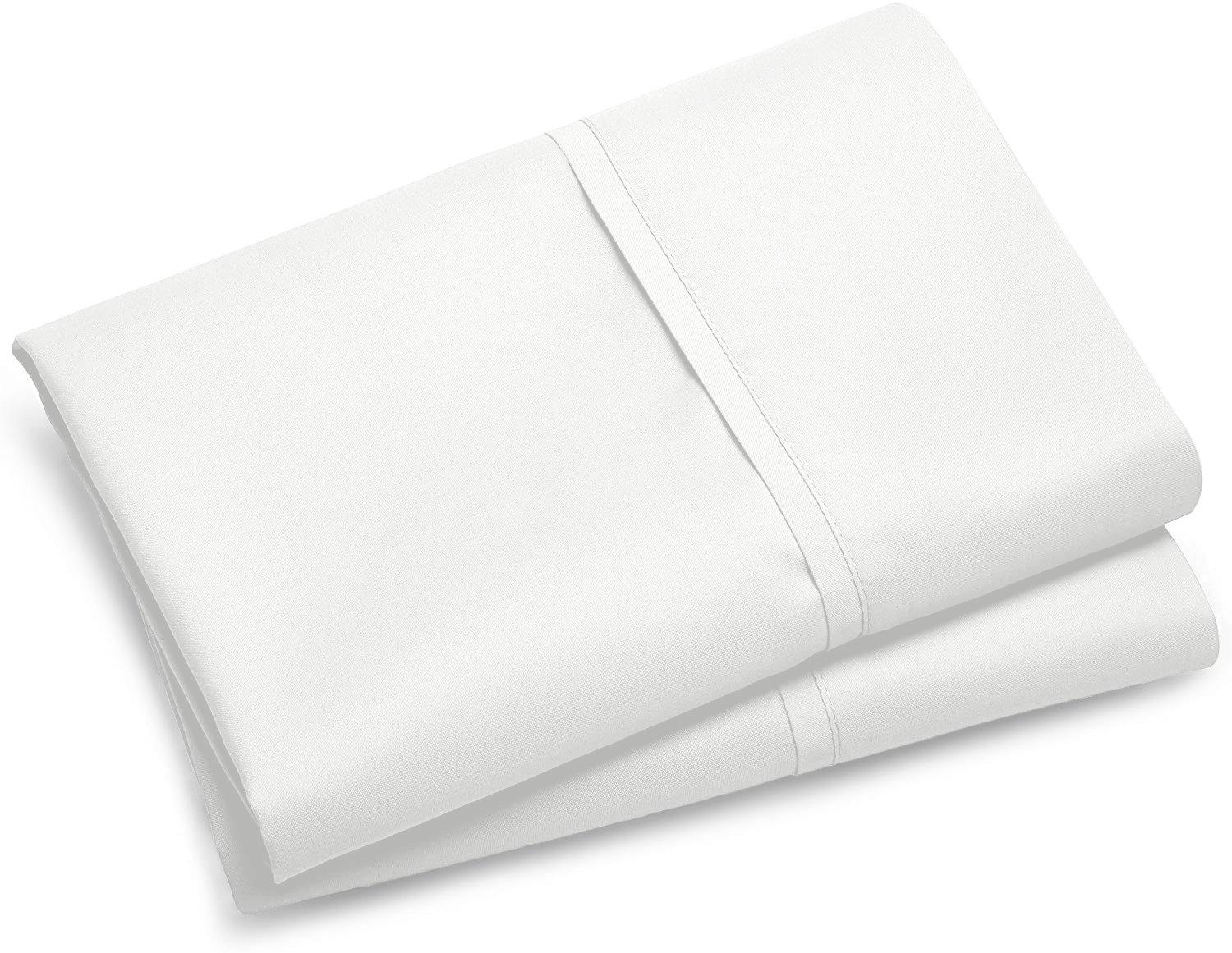 Lavish Touch 100% Cotton, Velvety Soft, Double Brushed Flannel Standard Pillowcase 2 Piece Set - Kea Global