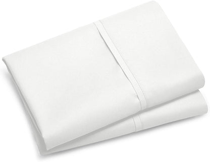 Lavish Touch 100% Cotton, Velvety Soft, Double Brushed Flannel Standard Pillowcase 2 Piece Set - Kea Global
