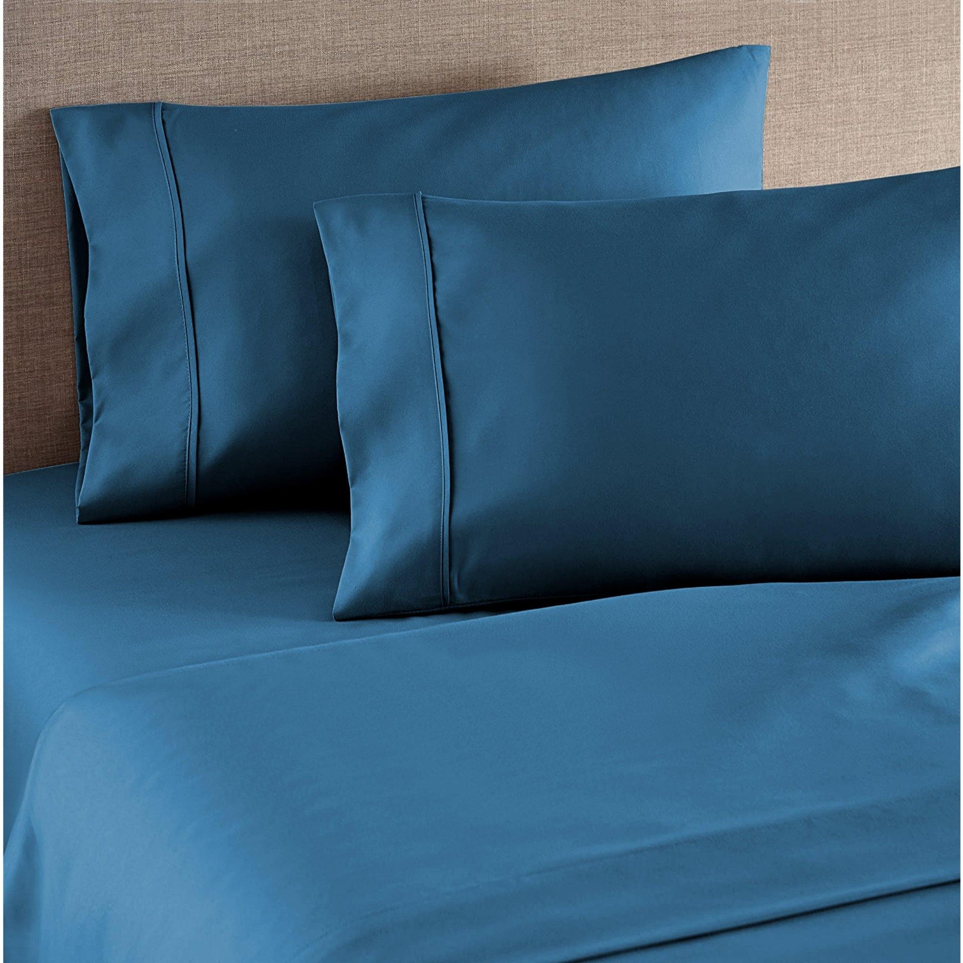 Lavish Touch 100% Cotton Double Brushed Flannel 160 GSM Pack of 2 Pillowcases - Kea Global