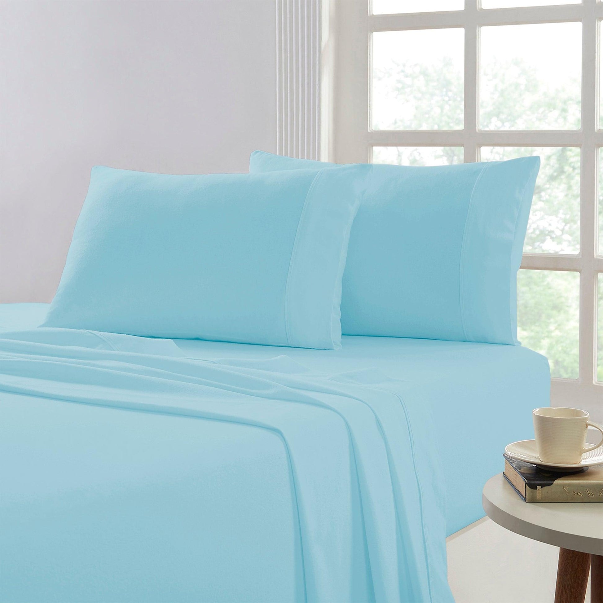 Lavish Touch 100% Cotton Mega King Bed 4pc Sheet Set - Skyway - Kea Global