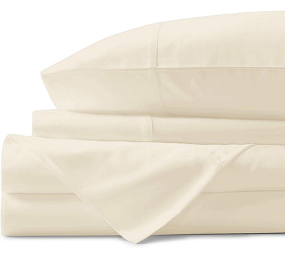 Lavish Touch 100% Cotton Mega King Bed 4pc Sheet Set - Mushroom - Kea Global