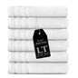 Lavish Touch 100% Cotton Premium Hotel Quality Hand Towels Pack of 6 Kea Global