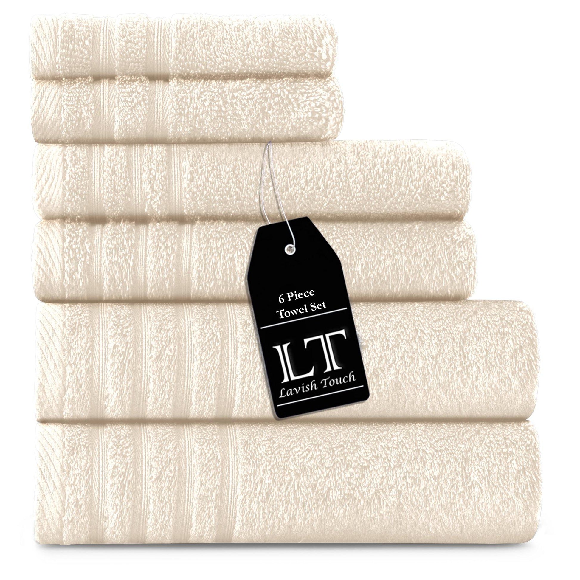 Lavish Touch 100% Cotton 500 GSM Aurelia Towel Set - Kea Global