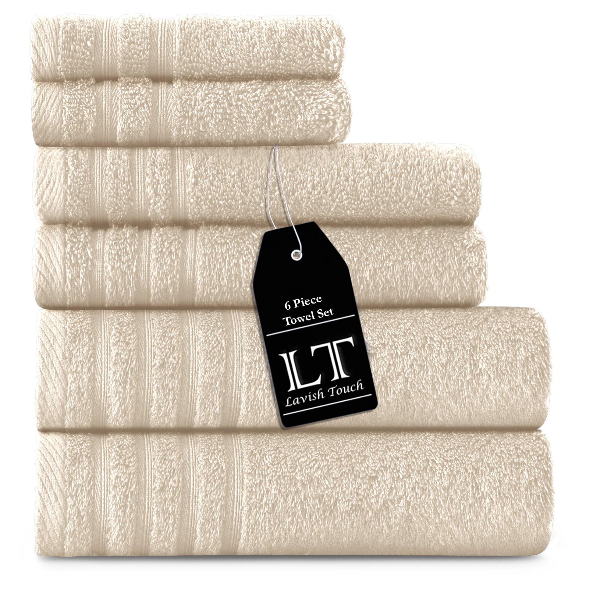 Lavish Touch 100% Cotton 500 GSM Aurelia Towel Set - Kea Global