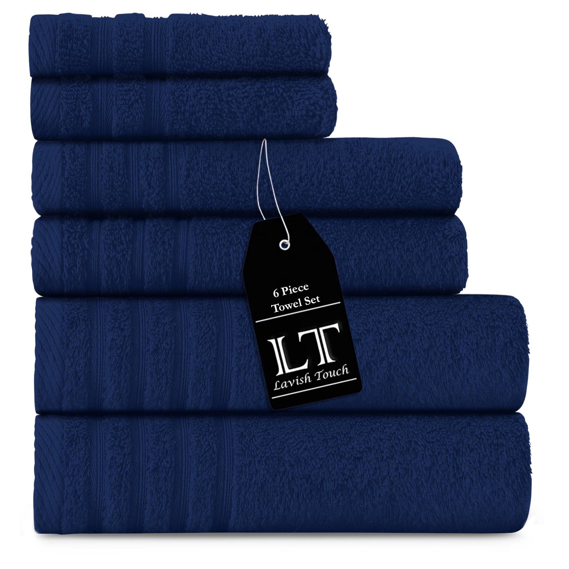 Lavish Touch 100% Cotton 500 GSM Aurelia Towel Set - Kea Global