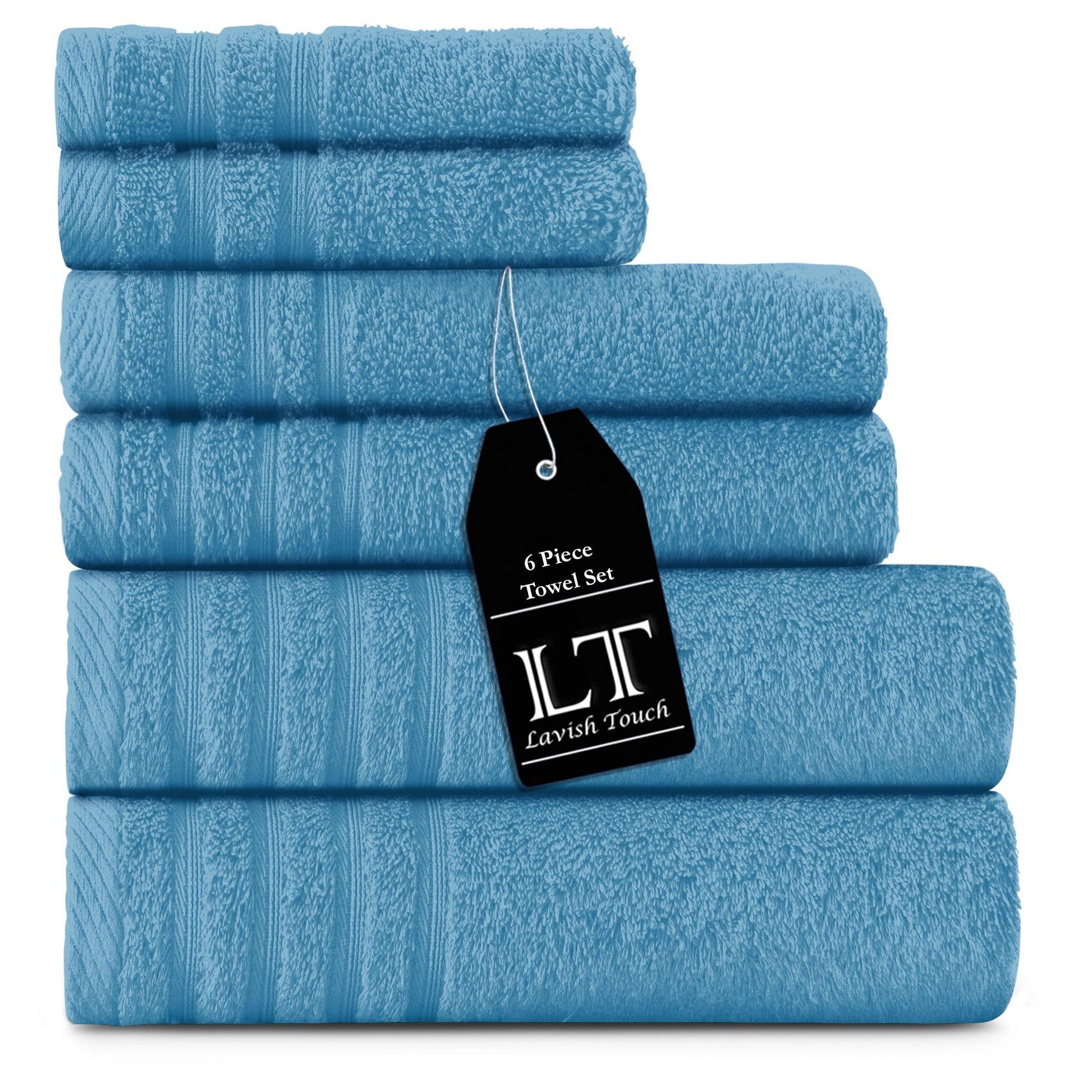 Lavish Touch 100% Cotton 500 GSM Aurelia Towel Set - Kea Global