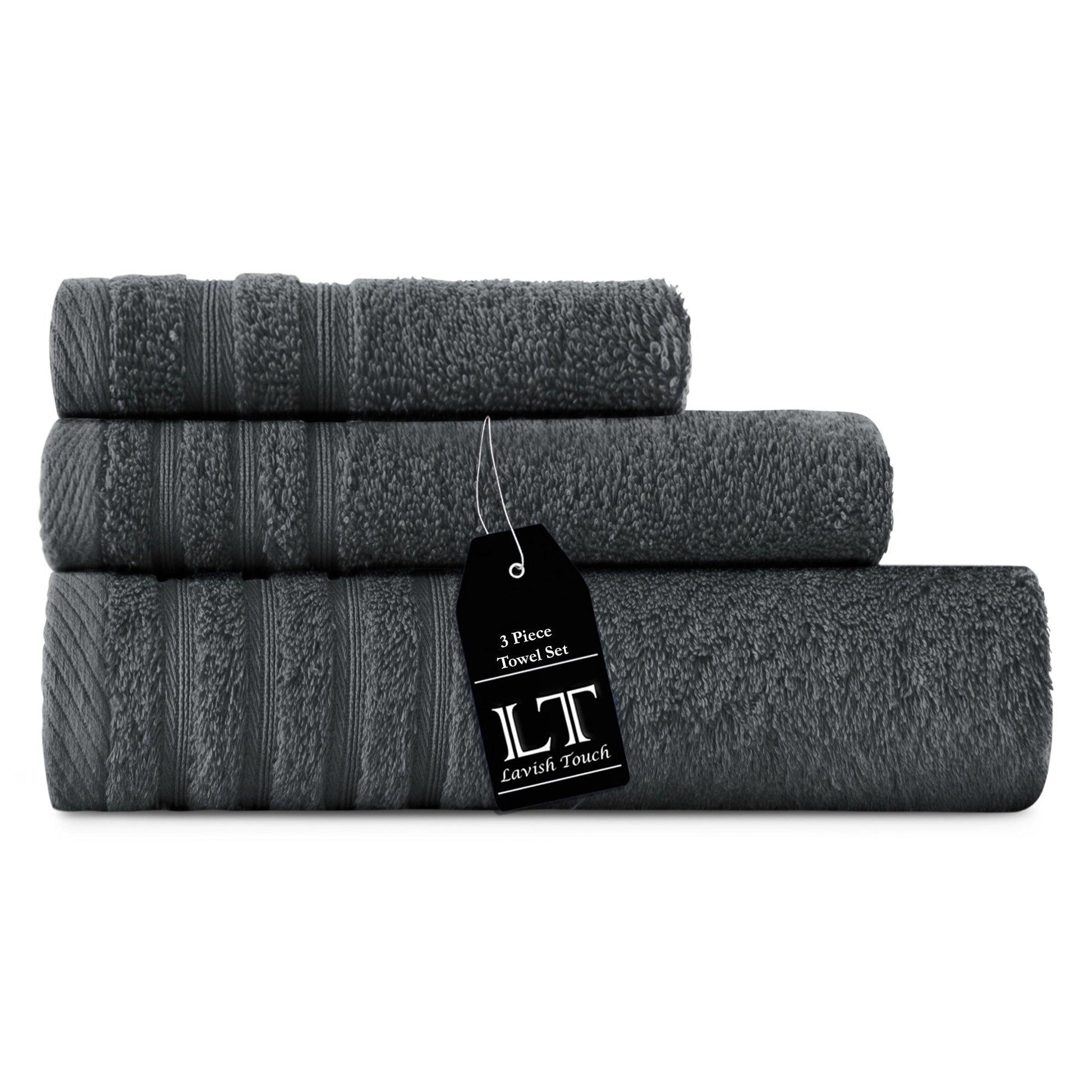 Lavish Touch 100% Cotton 500 GSM Aurelia Towel Set - Kea Global